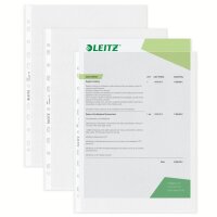 LEITZ Prospekthüllen 4797 DIN A4 transparent genarbt 0,085 mm, 100 St.