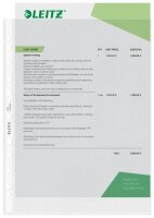 LEITZ Prospekthüllen 4796 DIN A4 transparent genarbt 0,065 mm, 100 St.