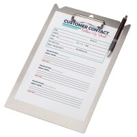 tarifold Klemmbrett 181102 DIN A4 silber Aluminium, 1 St.
