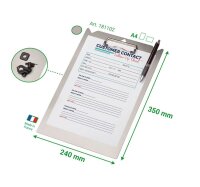 tarifold Klemmbrett 181102 DIN A4 silber Aluminium, 1 St.