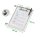tarifold Klemmbrett 181102 DIN A4 silber Aluminium, 1 St.