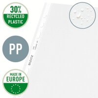 LEITZ Prospekthüllen 4795 DIN A5 transparent genarbt 0,08 mm, 100 St.