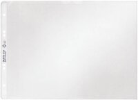 LEITZ Prospekthüllen 4724 DIN A4 quer transparent genarbt 0,13 mm, 50 St.
