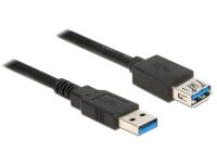 DeLOCK USB 3.0 A/USB 3.0 A Kabel 5,0 m schwarz, 1 St.