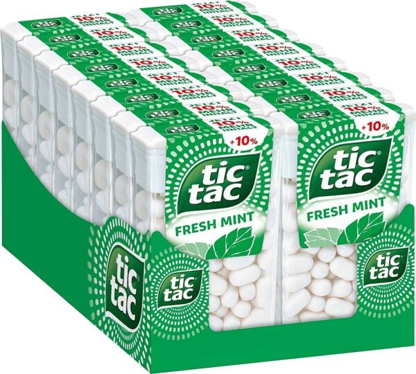 tic tac fresh mint Bonbons 16x 54 g, 16 St.