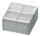 SIGEL C10 extrastark Magnet silber, Metall 2,0 x 1,0 x 2,0 cm, 1 St.