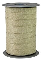 PRÄSENT Geschenkband POLY GLITTER Glitter gold 10,0...