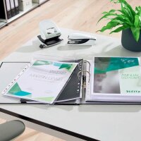 LEITZ Prospekthüllen DIN A4 transparent genarbt 0,17 mm, 5 St.