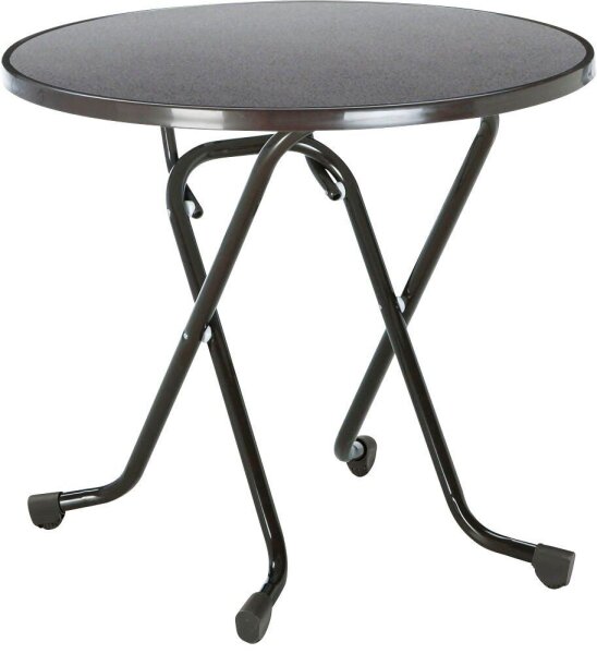 BEST Gartentisch Primo anthrazit rund 80,0 x 80,0 x 70,0 cm  ( 26528050 )