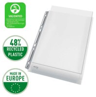 LEITZ Prospekthüllen DIN A4 transparent genarbt 0,17 mm, 3 St.