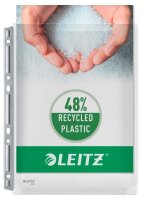 LEITZ Prospekthüllen DIN A4 transparent genarbt 0,17 mm, 3 St.