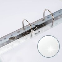 LEITZ Visitenkartenhüllen DIN A4 glasklar glatt 0,10 mm, 10 St.