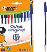 BIC Kugelschreiber Cristal Original transparent,...