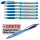 AKTION: Schneider Kugelschreiber Slider Basic blau/transparent, Schreibfarbe: blau, 6 St. + GRATIS Slider Kugelschreiber Rave XB, blau
