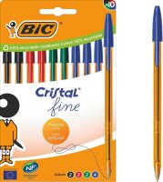 BIC Kugelschreiber Cristal Original Fine transparent,...