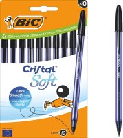 BIC Kugelschreiber Cristal Soft transparent,...