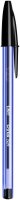BIC Kugelschreiber Cristal Soft transparent, Schreibfarbe: schwarz, 10 St.