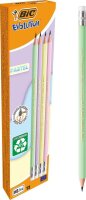 BIC EVOLUTION PASTEL Bleistifte HB rosa, lila, grün,...