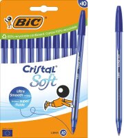 BIC Kugelschreiber Cristal Soft transparent,...