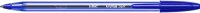 BIC Kugelschreiber Cristal Soft transparent, Schreibfarbe: blau, 10 St.