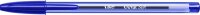 BIC Kugelschreiber Cristal Soft transparent, Schreibfarbe: blau, 10 St.