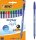 BIC Kugelschreiber Cristal Soft transparent, Schreibfarbe: farbsortiert, 10 St.