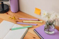 BIC EVOLUTION PASTEL Bleistifte HB 2x lila, grün, gelb, rosa, 5 St.