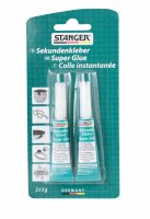STANGER Sekundenkleber 2x 3,0 g, 2 St.