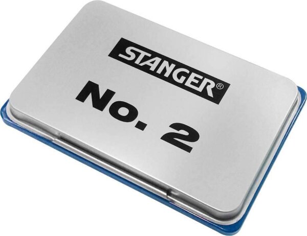 STANGER Stempelkissen No 2 blau 108,0 x 70,0 mm, 1 St.