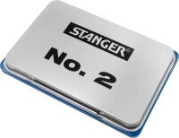 STANGER Stempelkissen No 2 blau 108,0 x 70,0 mm, 1 St.