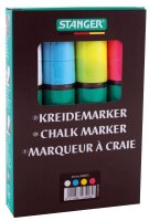 STANGER jumbo Kreidemarker farbsortiert 5,0 - 15,0 mm, 4 St.