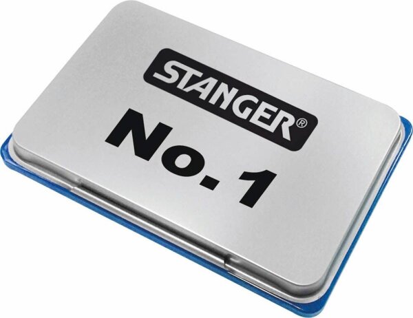 STANGER Stempelkissen No 1 blau 125,0 x 80,0 mm, 1 St.