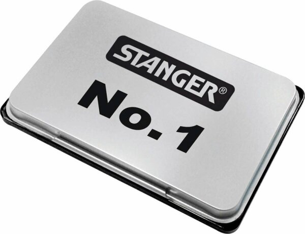 STANGER Stempelkissen No 1 schwarz 125,0 x 80,0 mm, 1 St.