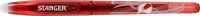 STANGER Eraser Tintenroller-Set rot, blau, schwarz 0,7 mm, Schreibfarbe: farbsortiert, 3 St.