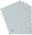 Exacompta Ordnerregister DIN A4 Vollformat 1-5 grau 5-teilig, 1 Satz
