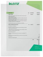 LEITZ Sichthüllen 4005 Standard DIN A5 transparent genarbt 0,13 mm, 100 St.