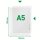 LEITZ Sichthüllen 4005 Standard DIN A5 transparent genarbt 0,13 mm, 100 St.