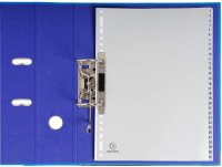 Exacompta Ordnerregister DIN A4 Vollformat 1-31 grau 31-teilig, 1 Satz