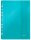 LEITZ Prospekthüllen DIN A4 farbsortiert genarbt 0,20 mm, 6 St.