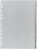 Exacompta Ordnerregister DIN A4 Vollformat A-Z grau...