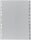 Exacompta Ordnerregister DIN A4 Vollformat Jan.-Dez. grau 12-teilig, 1 Satz