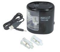 RAPESCO® elektrischer Anspitzer PS12 schwarz