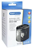 RAPESCO® elektrischer Anspitzer PS12 schwarz