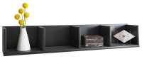 VCM my home Wandregal Honsa schwarz 97,0 x 17,0 x 15,0...