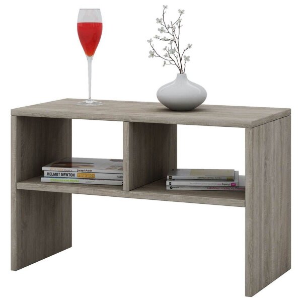 VCM my home Nachto Beistelltisch rechteckig Spanplatte eiche 40,0 x 30,0 x 63,0 cm, 1 St.