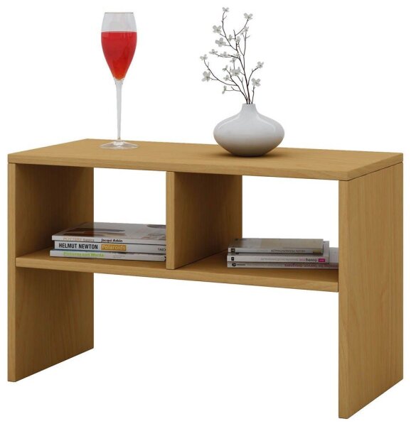 VCM my home Nachto Beistelltisch rechteckig Spanplatte buche 40,0 x 30,0 x 63,0 cm, 1 St.