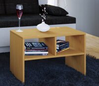 VCM my home Nachto Beistelltisch rechteckig Spanplatte buche 40,0 x 30,0 x 63,0 cm, 1 St.