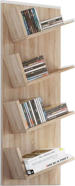 VCM my home Bücherregal Lansi sonoma-eiche 33,0 x 16,0 x 90,0 cm, 1 St.