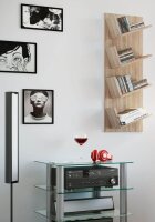 VCM my home Bücherregal Lansi sonoma-eiche 33,0 x 16,0 x 90,0 cm, 1 St.