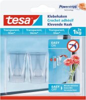 tesa Klebehaken für max. 1,0 kg, 2,0 x 5,5 cm, 2 St.